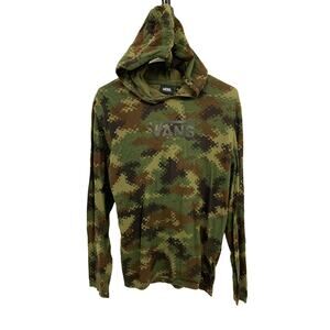 Vans Classic Pullover Hoodie Jersey Camo Print  Size S